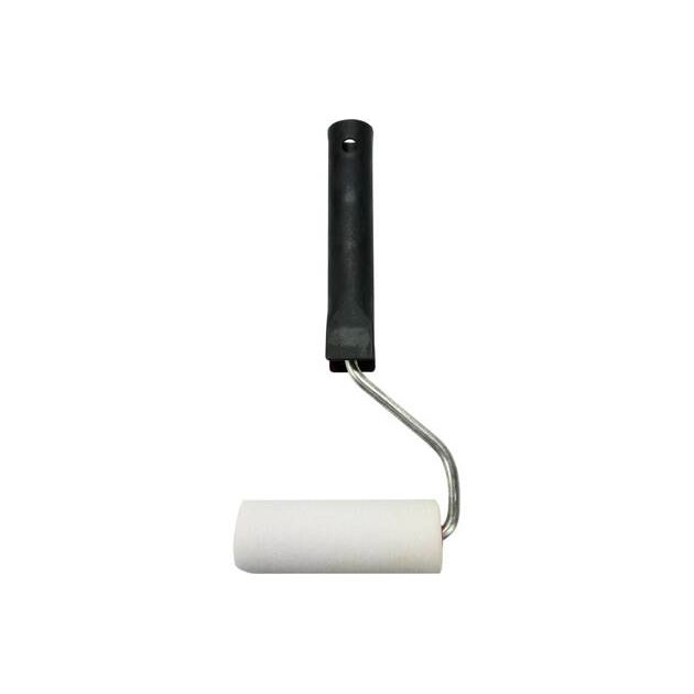 Валик малярный VOREL в сборе: L= 11 x 3,5 см, тримач Ø= 6мм, поролоновый, фото , изображение 3 | SNABZHENIE.com.ua