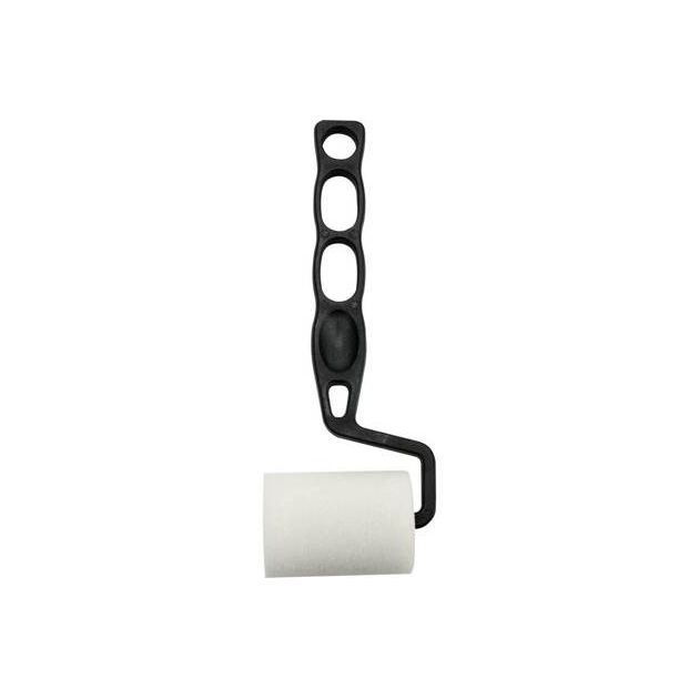 Валик малярный VOREL в сборе: L= 5 x 3,5 см, держатель Ø= 6мм, поролоновый, фото , изображение 3 | SNABZHENIE.com.ua