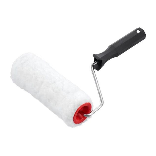 Валик в зборі поліестеровий VOREL: L= 18 см, Ø= 6 мм, білий, фото , зображення 3 | SNABZHENIE.com.ua