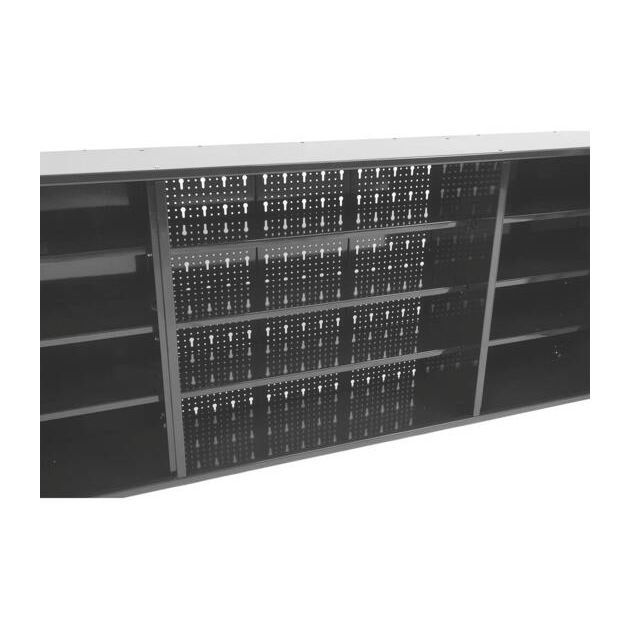 Настенная шкаф для мастерской VOREL, 1580 х 265 х 630 мм, из металла, фото , изображение 10 | SNABZHENIE.com.ua