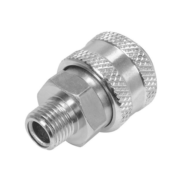 Швидкорознімне з'єднання VOREL з зовнішньою різьбою 1/4" [20/120], фото , зображення 4 | SNABZHENIE.com.ua