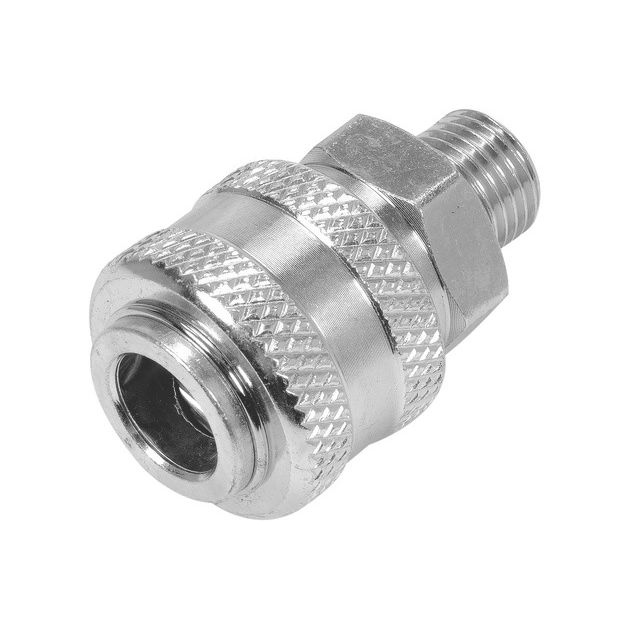 Швидкорознімне з'єднання VOREL з зовнішньою різьбою 1/4" [20/120], фото , зображення 7 | SNABZHENIE.com.ua