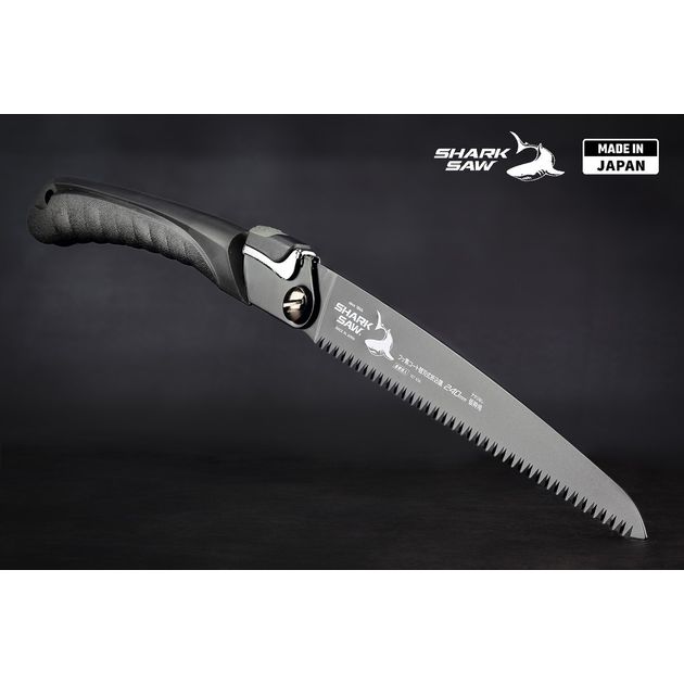 Складна ножівка по дереву 240 мм TAKAGI (Японія) SHARK SAW GOLD 9 TPI з фторопластовим покриттям, фото  | SNABZHENIE.com.ua