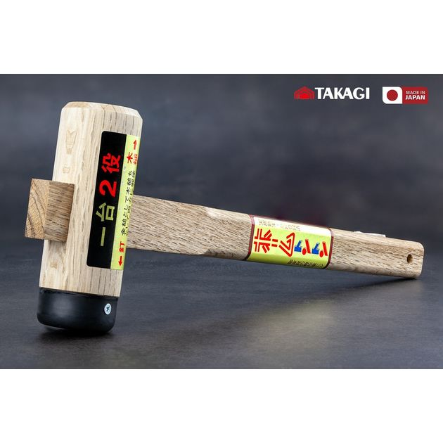 Деревянный молоток-киянка Takagi (Япония)  Ø 32 мм, фото  | SNABZHENIE.com.ua