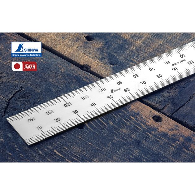 Линейка 150 мм SHINWA (Япония) метрическая из нержавеющей стали, фото , изображение 3 | SNABZHENIE.com.ua Линейка 150 мм SHINWA (Япония) метрическая из нержавеющей стали, фото , изображение 3 | SNABZHENIE.com.ua