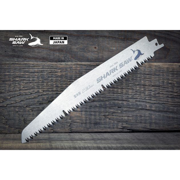 Полотно для сабельной пилы по дереву  230мм TAKAGI (Япония) SHARK SAW  0,9 мм⁠ 9 TPI  1шт., фото  | SNABZHENIE.com.ua
