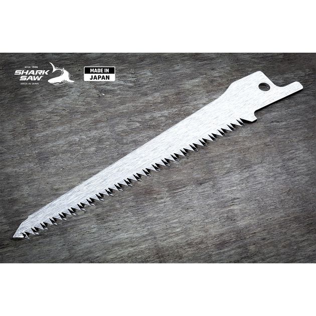 Полотно для сабельной пилы по дереву и пластику 110мм TAKAGI (Япония) SHARK SAW  0,9 мм⁠ 15 TPI, 1шт., фото  | SNABZHENIE.com.ua