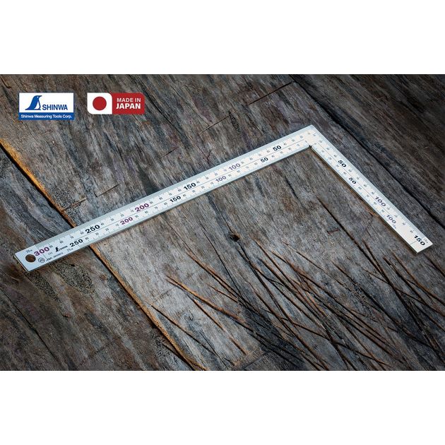 Столярный угольник 320х160 мм SHINWA (Япония) метрический нержавеющая сталь, хром, фото , изображение 3 | SNABZHENIE.com.ua Столярный угольник 320х160 мм SHINWA (Япония) метрический нержавеющая сталь, хром, фото , изображение 3 | SNABZHENIE.com.ua