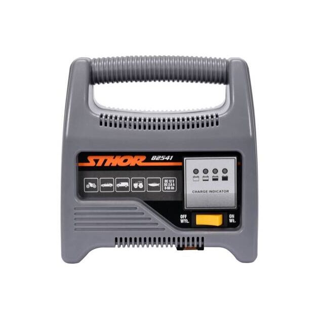 Зарядное устройство STHOR 12 В, 4 А, 8-60 Ач от сети 230 В, фото , изображение 2 | SNABZHENIE.com.ua