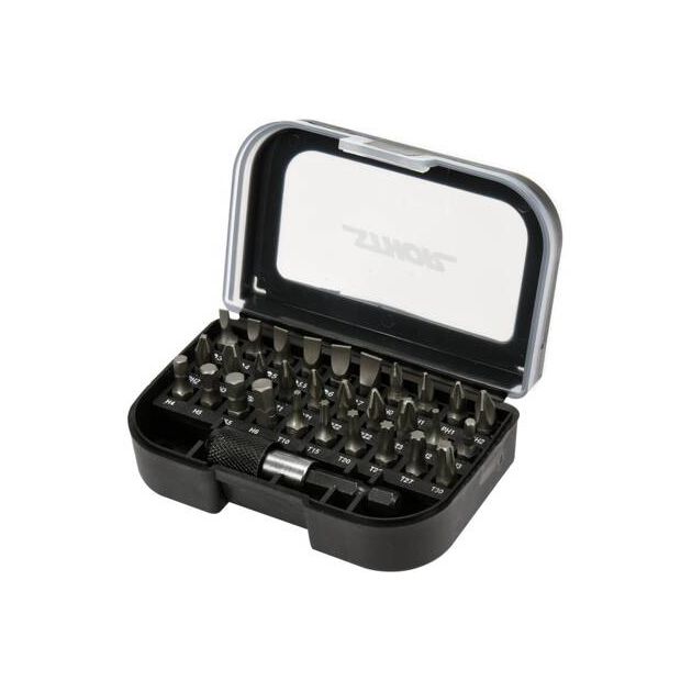 Набор бит STHOR Cr-V с держателем, 1/4", 25 мм, 31 шт., фото , изображение 3 | SNABZHENIE.com.ua Набор бит STHOR Cr-V с держателем, 1/4", 25 мм, 31 шт., фото , изображение 3 | SNABZHENIE.com.ua
