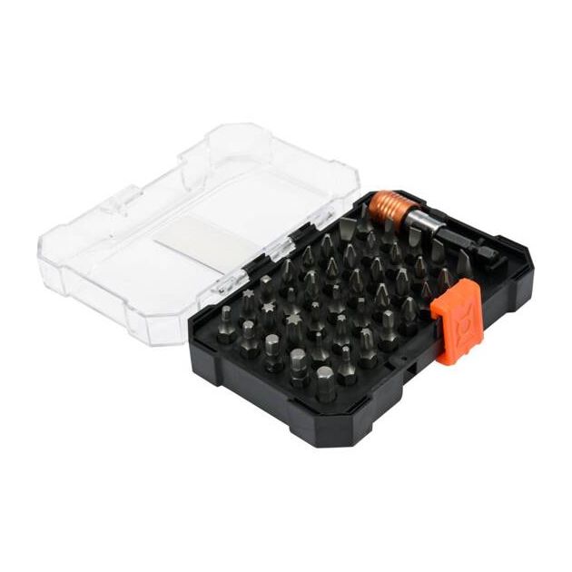 Насадки викруток STHOR Cr-V, 1/4", 25 мм, 41 шт., фото , изображение 2 | SNABZHENIE.com.ua