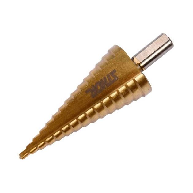 Свердло конічне ступінчасте по металу STHOR 4 - 32 мм (VO-22612), фото , зображення 2 | SNABZHENIE.com.ua