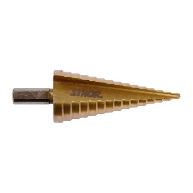 Свердло конічне ступінчасте по металу STHOR 4 - 32 мм (VO-22612), фото , зображення 3 | SNABZHENIE.com.ua