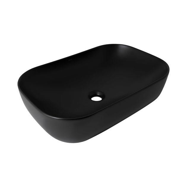 Раковина-чаша Qtap Robin 610х400х145 Matt black QT132143PMBMBN, фото  | SNABZHENIE.com.ua