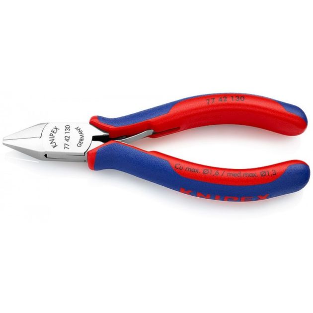 Кусачки боковые для электроники KNIPEX 77 42 130, фото  | SNABZHENIE.com.ua