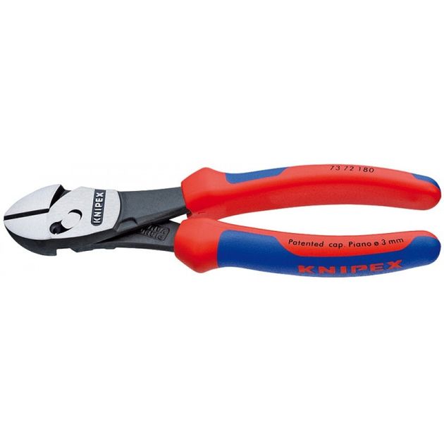 Кусачки боковые KNIPEX TwinForce 73 72 180 BK, мощные, фото  | SNABZHENIE.com.ua