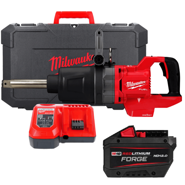 Гайковерт аккумуляторный бесщеточный MILWAUKEE 1'' (2711Нм) M18 ONEFHIWF1D-121C, (ЗУ+1ак.) FORGE™, фото , изображение 4 | SNABZHENIE.com.ua Гайковерт аккумуляторный бесщеточный MILWAUKEE 1'' (2711Нм) M18 ONEFHIWF1D-121C, (ЗУ+1ак.) FORGE™, фото , изображение 4 | SNABZHENIE.com.ua