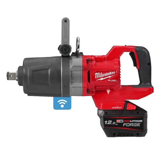 Гайковерт аккумуляторный бесщеточный MILWAUKEE 1'' (2711Нм) M18 ONEFHIWF1DS-121C, (ЗУ+1ак.) FORGE™, фото , изображение 2 | SNABZHENIE.com.ua Гайковерт аккумуляторный бесщеточный MILWAUKEE 1'' (2711Нм) M18 ONEFHIWF1DS-121C, (ЗУ+1ак.) FORGE™, фото , изображение 2 | SNABZHENIE.com.ua