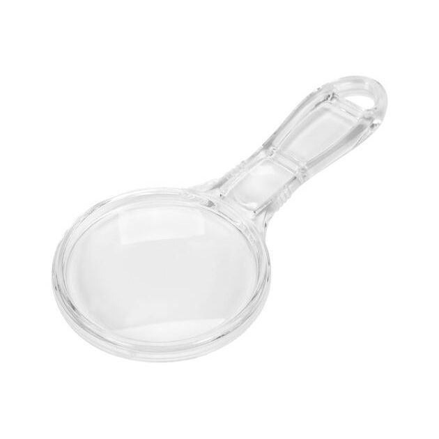 Лупа ручна в акриловій оправі VOREL, 2 лінзи 3х/6х кратні, 125х 57х 6 мм [40], фото , зображення 2 | SNABZHENIE.com.ua