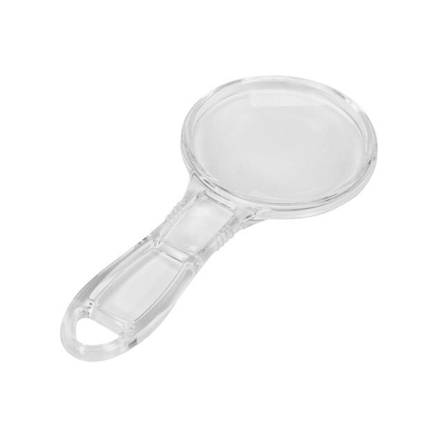 Лупа ручна в акриловій оправі VOREL, 2 лінзи 3х/6х кратні, 125х 57х 6 мм [40], фото , зображення 3 | SNABZHENIE.com.ua