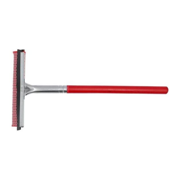 Скребок гумовий VOREL для чистки вікон, дерев'яний тримач 50 см, фото , изображение 3 | SNABZHENIE.com.ua