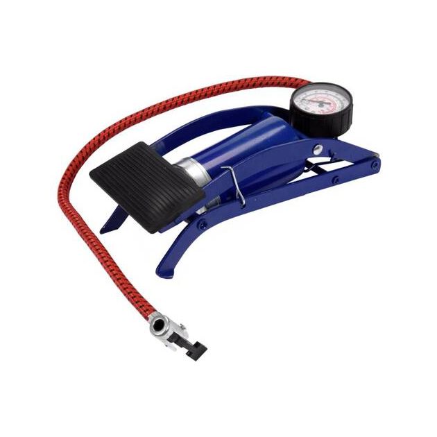 Ножной насос VOREL с манометром [20], фото , изображение 2 | SNABZHENIE.com.ua