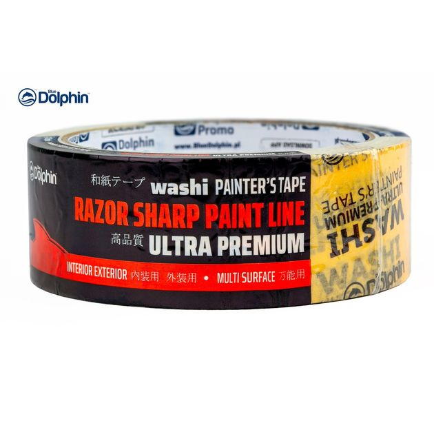 Малярная лента (скотч) 35 мм х 25 м Blue Dolphin WASHI XF7 рисовая бумага, фото , изображение 3 | SNABZHENIE.com.ua Малярная лента (скотч) 35 мм х 25 м Blue Dolphin WASHI XF7 рисовая бумага, фото , изображение 3 | SNABZHENIE.com.ua