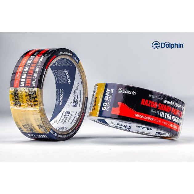 Малярная лента (скотч) 35 мм х 25 м Blue Dolphin WASHI XF7 рисовая бумага, фото , изображение 7 | SNABZHENIE.com.ua Малярная лента (скотч) 35 мм х 25 м Blue Dolphin WASHI XF7 рисовая бумага, фото , изображение 7 | SNABZHENIE.com.ua