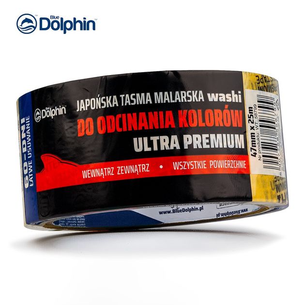 Малярная лента (скотч) 47 мм х 25 м Blue Dolphin WASHI XF7 рисовая бумага, фото , изображение 3 | SNABZHENIE.com.ua Малярная лента (скотч) 47 мм х 25 м Blue Dolphin WASHI XF7 рисовая бумага, фото , изображение 3 | SNABZHENIE.com.ua