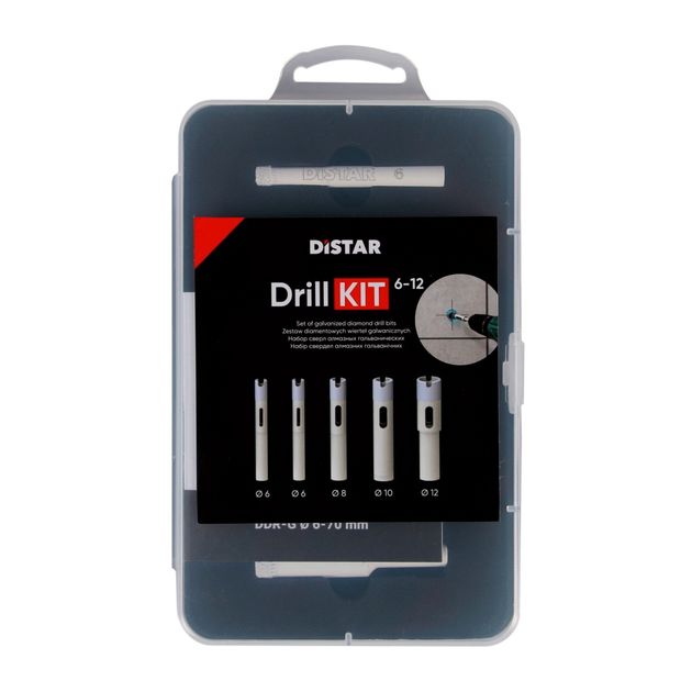 Сверло алмазное Набір свердл DrillKIT 6-12, фото  | SNABZHENIE.com.ua