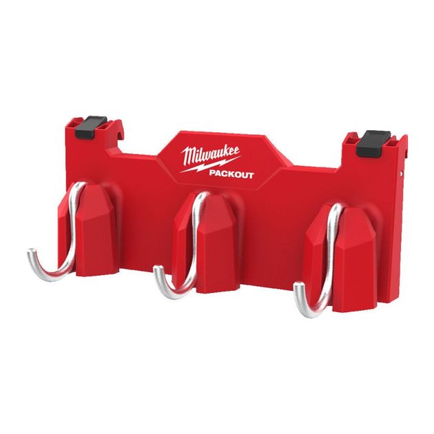 Держатель боковой для кейсов PACKOUT™ MILWAUKEE с крючками, фото  | SNABZHENIE.com.ua