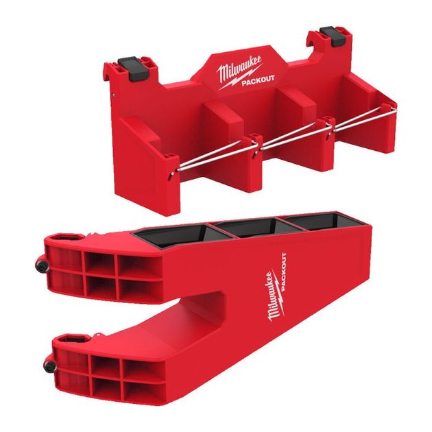 Держатели боковые для кейсов PACKOUT™ MILWAUKEE (2шт) для уровней, фото  | SNABZHENIE.com.ua