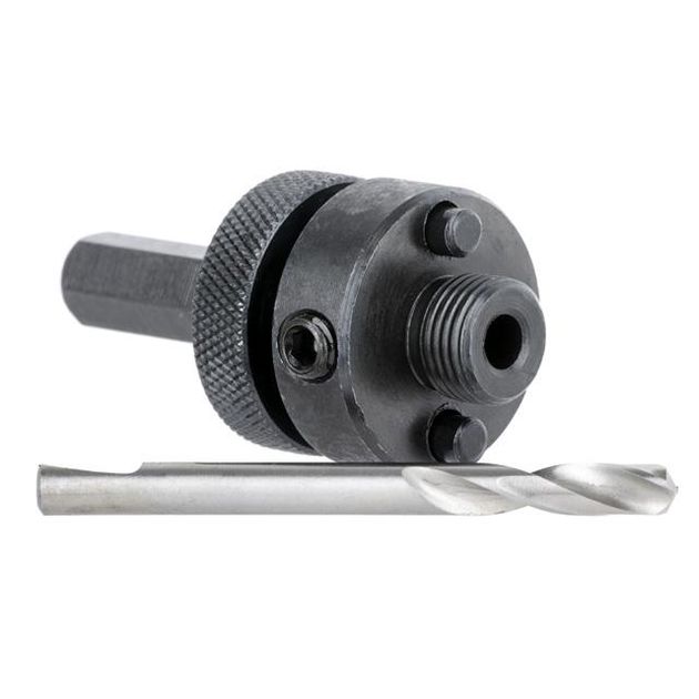 Тримач свердла корончатого біметалічного 7/16 "з центрирующим свердлом, фото , зображення 4 | SNABZHENIE.com.ua Тримач свердла корончатого біметалічного 7/16 "з центрирующим свердлом, фото , зображення 4 | SNABZHENIE.com.ua