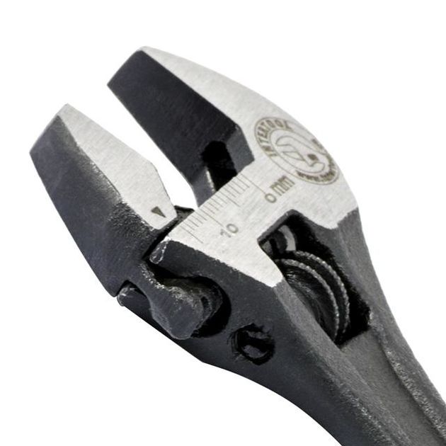 Ключ розвідний 100мм, Cr-V, чорний, фосфатований., фото , зображення 6 | SNABZHENIE.com.ua