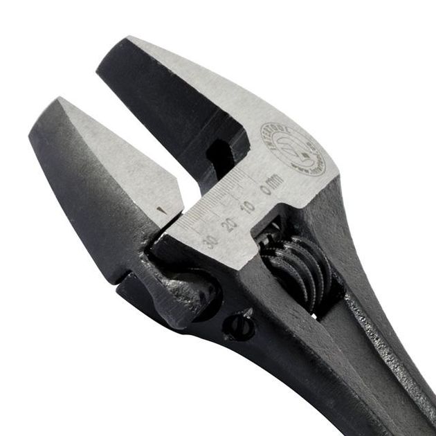 Ключ розвідний 250мм, Cr-V, чорний, фосфатований., фото , зображення 5 | SNABZHENIE.com.ua