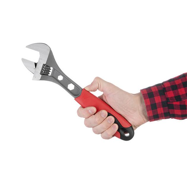 Ключ розвідний 300 мм,двокомпонентна рукоятка, фото , зображення 5 | SNABZHENIE.com.ua Ключ розвідний 300 мм,двокомпонентна рукоятка, фото , зображення 5 | SNABZHENIE.com.ua