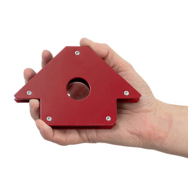 Тримач магнітний для зварювання стріла, 45°, 90°,135°, 23 кг, 90×100×17 мм, фото , зображення 3 | SNABZHENIE.com.ua Тримач магнітний для зварювання стріла, 45°, 90°,135°, 23 кг, 90×100×17 мм, фото , зображення 3 | SNABZHENIE.com.ua