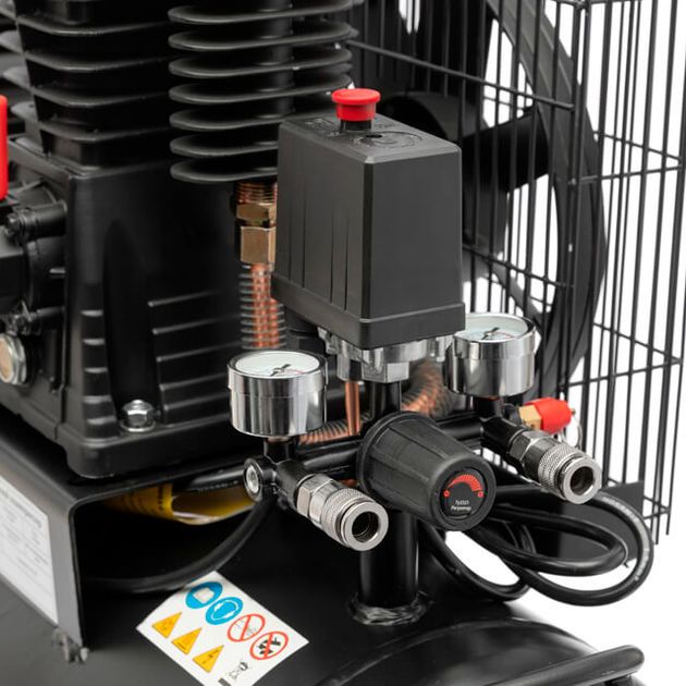 Компресор 50л, 1.8 кВт, 220 В, 10 aтм, 250 л/хв., фото , зображення 5 | SNABZHENIE.com.ua Компресор 50л, 1.8 кВт, 220 В, 10 aтм, 250 л/хв., фото , зображення 5 | SNABZHENIE.com.ua