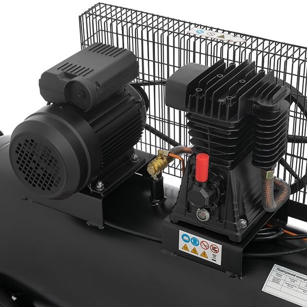 Компрессор 100 л, 1.8 кВт, 220 В, 10 атм, 250 л/мин., фото , зображення 7 | SNABZHENIE.com.ua Компрессор 100 л, 1.8 кВт, 220 В, 10 атм, 250 л/мин., фото , зображення 7 | SNABZHENIE.com.ua