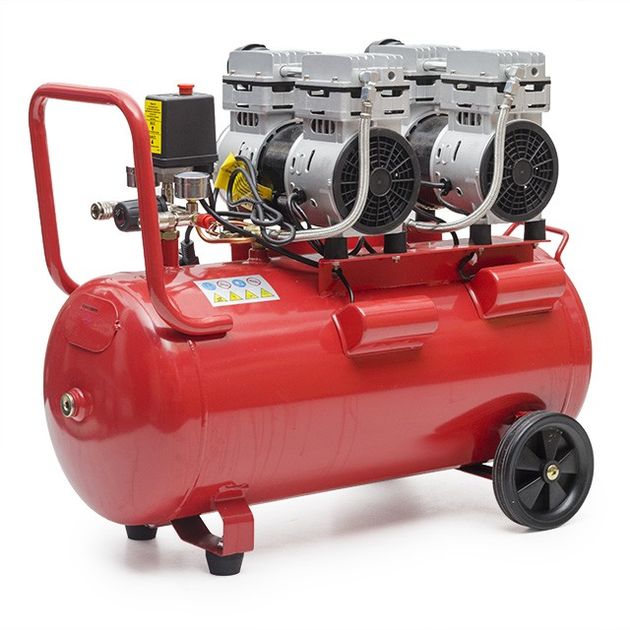 Компресор 50 л, 2x0.75, 220 В, 8aтм, 290 л/хвил, 1400 об/хв, малошумний, безмасляний, 4 циліндри, фото , зображення 4 | SNABZHENIE.com.ua Компресор 50 л, 2x0.75, 220 В, 8aтм, 290 л/хвил, 1400 об/хв, малошумний, безмасляний, 4 циліндри, фото , зображення 4 | SNABZHENIE.com.ua