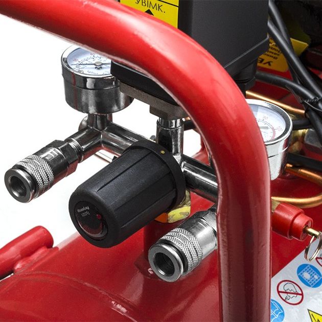 Компресор 50 л, 2x0.75, 220 В, 8aтм, 290 л/хвил, 1400 об/хв, малошумний, безмасляний, 4 циліндри, фото , зображення 10 | SNABZHENIE.com.ua Компресор 50 л, 2x0.75, 220 В, 8aтм, 290 л/хвил, 1400 об/хв, малошумний, безмасляний, 4 циліндри, фото , зображення 10 | SNABZHENIE.com.ua