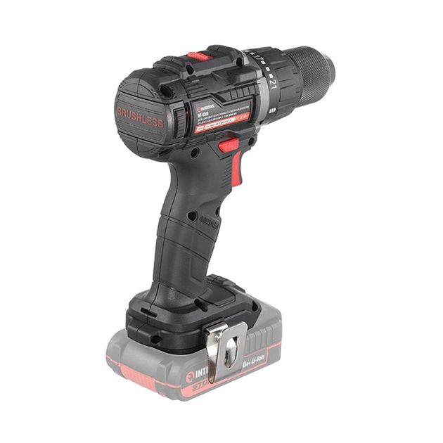 Дриль-шурупокрут акумуляторний з безщітковим двигуном 20 В, 60 Nm, 0-500/0-2000 об/хв, 2-13 мм, без ЗП та АКБ, фото , зображення 4 | SNABZHENIE.com.ua Дриль-шурупокрут акумуляторний з безщітковим двигуном 20 В, 60 Nm, 0-500/0-2000 об/хв, 2-13 мм, без ЗП та АКБ, фото , зображення 4 | SNABZHENIE.com.ua