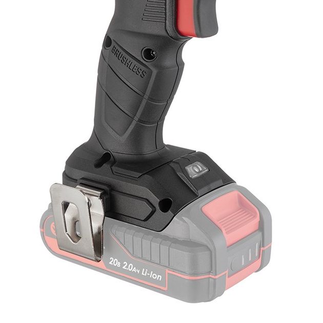 Дриль-шурупокрут акумуляторний з безщітковим двигуном 20 В, 60 Nm, 0-500/0-2000 об/хв, 2-13 мм, без ЗП та АКБ, фото , зображення 8 | SNABZHENIE.com.ua Дриль-шурупокрут акумуляторний з безщітковим двигуном 20 В, 60 Nm, 0-500/0-2000 об/хв, 2-13 мм, без ЗП та АКБ, фото , зображення 8 | SNABZHENIE.com.ua