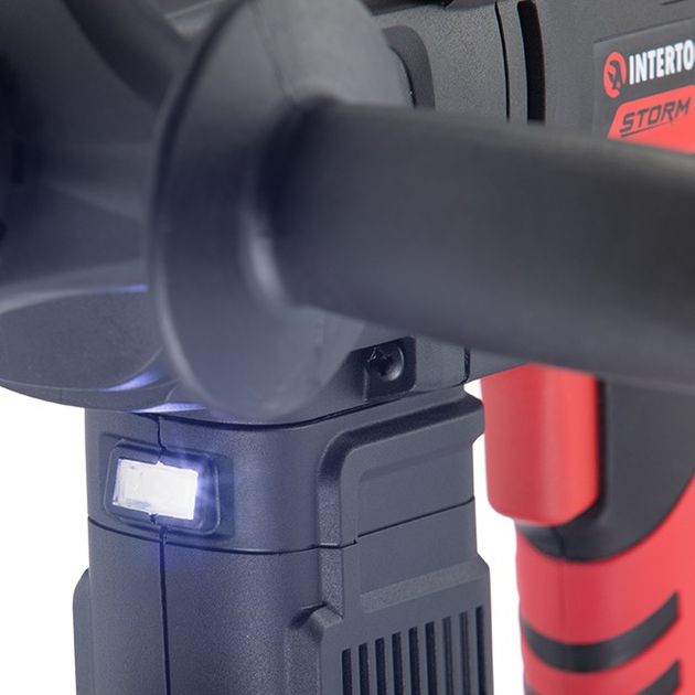 Перфоратор акумуляторний з безщітковим двигуном 20 В, 2 Дж, 0-1250 об / хв, 0-4800 уд / хв, SDS plus, без ЗУ та АКБ, кейс, фото , изображение 6 | SNABZHENIE.com.ua