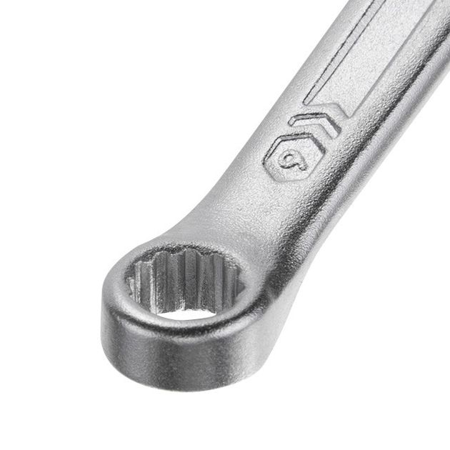 Ключ комбінований 6мм Cr-V, покриття сатин-хром, DIN3113, STORM, фото , зображення 3 | SNABZHENIE.com.ua