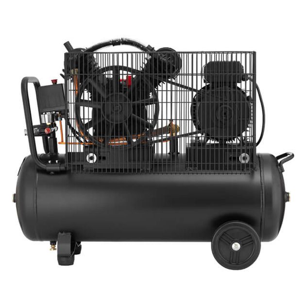 Компресор 50 л, 3 кВт, 220 В, 10 атм, 500 л/хв, 2 циліндра, фото , зображення 3 | SNABZHENIE.com.ua Компресор 50 л, 3 кВт, 220 В, 10 атм, 500 л/хв, 2 циліндра, фото , зображення 3 | SNABZHENIE.com.ua