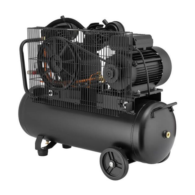 Компресор 50 л, 3 кВт, 220 В, 10 атм, 500 л/хв, 2 циліндра, фото , зображення 4 | SNABZHENIE.com.ua Компресор 50 л, 3 кВт, 220 В, 10 атм, 500 л/хв, 2 циліндра, фото , зображення 4 | SNABZHENIE.com.ua