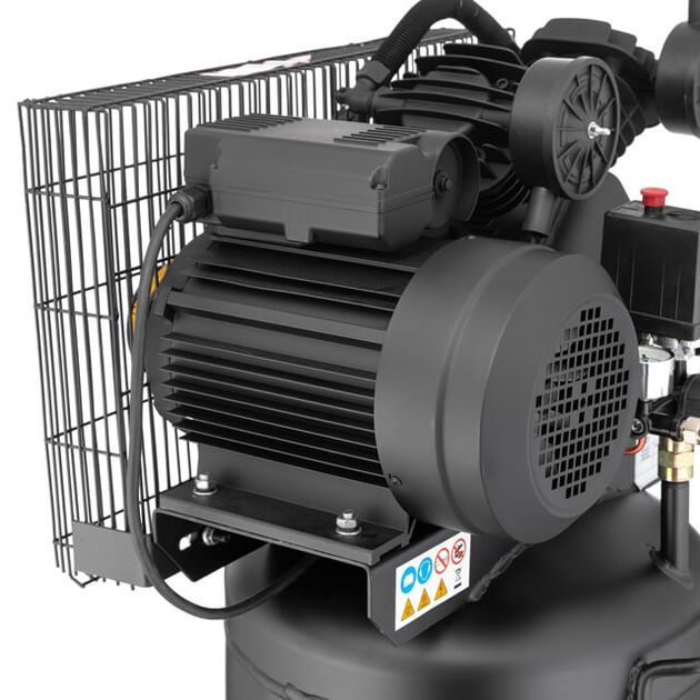 Компресор 100л, вертикальний, 3 кВт, 220 В, 10 aтм, 500 л/хв. 2 циліндри, фото , зображення 8 | SNABZHENIE.com.ua Компресор 100л, вертикальний, 3 кВт, 220 В, 10 aтм, 500 л/хв. 2 циліндри, фото , зображення 8 | SNABZHENIE.com.ua