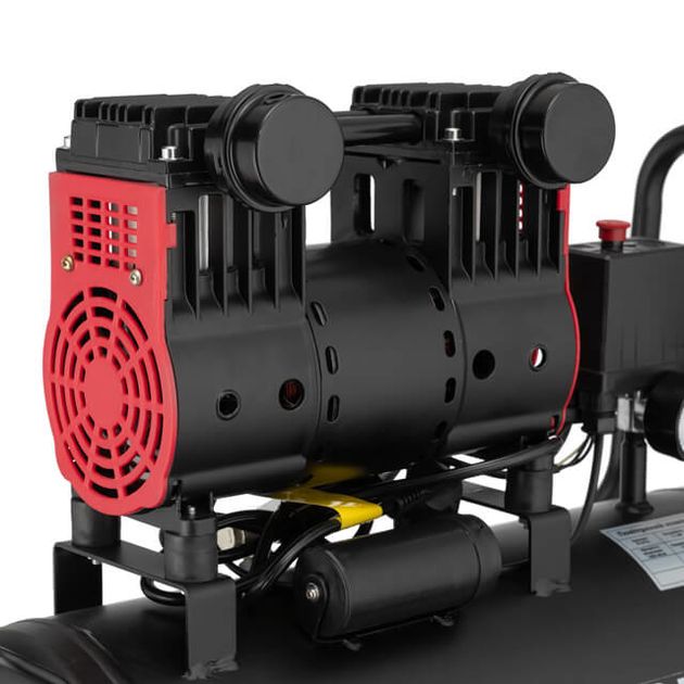 Компресор 24 л, 1.1 кВт, 220 В, 8aтм, 160 л/хвил, 1400 об/хв, малошумний, безмасляний, 2 циліндра, фото , зображення 7 | SNABZHENIE.com.ua Компресор 24 л, 1.1 кВт, 220 В, 8aтм, 160 л/хвил, 1400 об/хв, малошумний, безмасляний, 2 циліндра, фото , зображення 7 | SNABZHENIE.com.ua