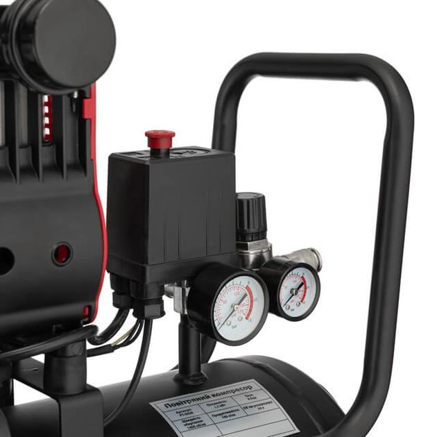 Компресор 24 л, 1.1 кВт, 220 В, 8aтм, 160 л/хвил, 1400 об/хв, малошумний, безмасляний, 2 циліндра, фото , зображення 8 | SNABZHENIE.com.ua Компресор 24 л, 1.1 кВт, 220 В, 8aтм, 160 л/хвил, 1400 об/хв, малошумний, безмасляний, 2 циліндра, фото , зображення 8 | SNABZHENIE.com.ua